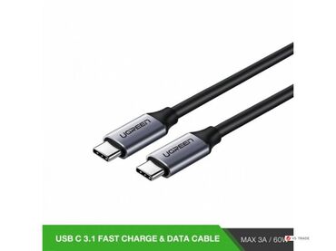провод для ноутбука: Ugreen Кабель USB Type-C to USB Type-C [US161] — Мощная зарядка и