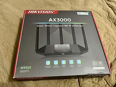 raspberry pi: Двухдиапазонный гигабитный Wi‑Fi 6 роутер HIKVISION AX3000 (модель — 1