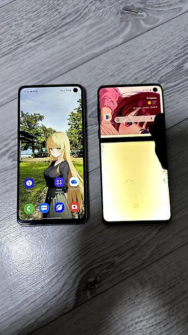 unihertz tank 3: Samsung Galaxy S10, Б/у, 128 ГБ, цвет - Зеленый, 2 SIM, eSIM — 6