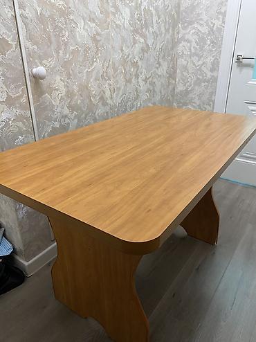 study table: Кухонный стол, Б/у, Прямоугольный, Нераскладной — 2