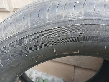 Təkərlər: Avtomobil şini – 215/60 R16 - Ölçü: 215/60 R16 (eni 215 mm, hündürlük — 1