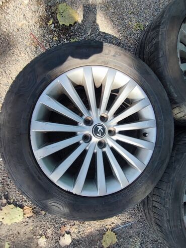 колесо для газ 53: Дөңгөлөктөр монтажда 235 / 55 / R 18, Жай, Колдонулган, Камдык, Жеңил унаалар, Куйма, тешиктери - 5