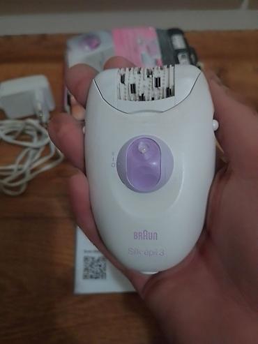 Električni depilatori: Braun Silk-épil 3 – epilator (model SE 3, Type 5320) - U paketu — 5