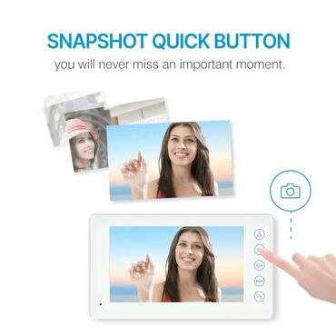 Arıqlamaq üçün vasitələr: DOMAFON 🔹Foto Yaddaşlı 7" Video Qapı Telefonu #RL-H07NPF - Foto