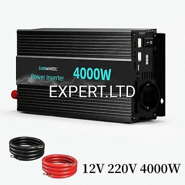 12V və 24V-la işləyən tam sinus, və sabit invertorlar satılır