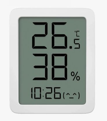 электронный вес: Термометр-гигрометр- часы "Xiaomi" MHO-C601 Тип : метеостанция