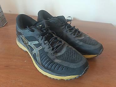 Мужские кроссовки, 46, Asics, Б/у, цвет - Черный, Самовывоз
