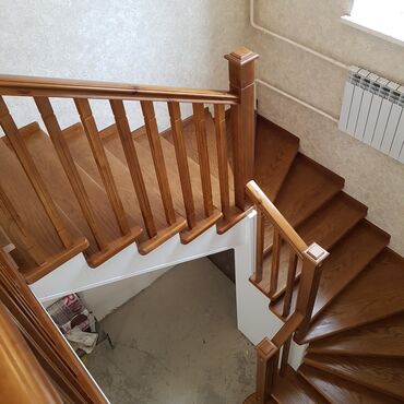 Обшивка лестниц: Изготовление лестниц на заказ город Ош — 7