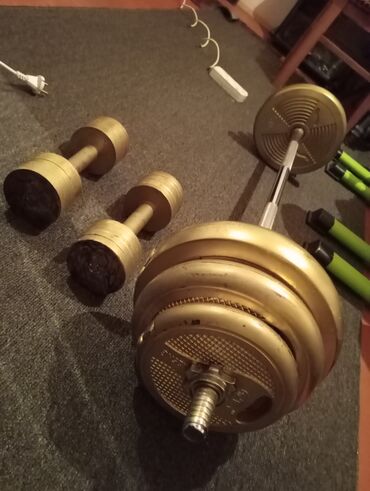 Ştanqlar və ştanq diskləri: Ştanq diski, Çəki: 40 kq, Yeni — 5