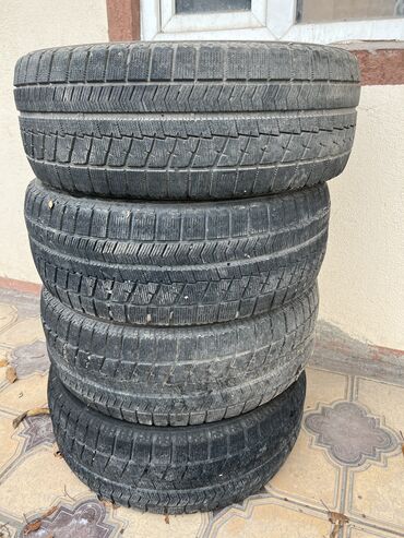 Шины и диски: Шины 205 / 55 / R 16, Зима, Б/у, Комплект, Легковые, Корея, Bridgestone