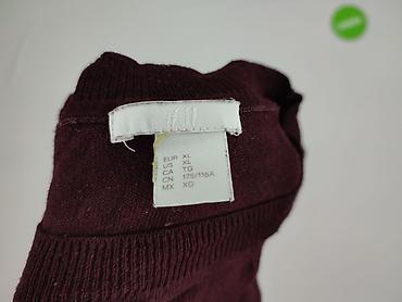 czerwony golf: H&M, Sweter damski, rozmiar XL — 4