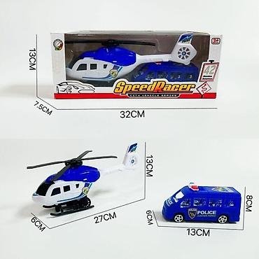 flo clo: Policijski helikopter i kombi – Speed Racer City Vehicle Series Opis — 1