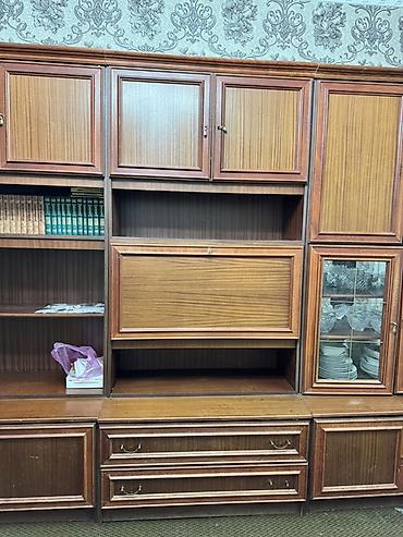 Стенки-шкафы: Стенка из красного дерева в классическом стиле.Самовывоз. Состав и — 2