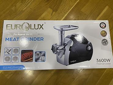 kabab sekilleri: Ət çəkən maşın Eurolux, 3600 Vt, Revers ilə, Yeni — 1