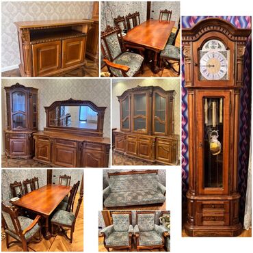 Divan və kreslo dəstləri: İşlənmiş, Komod, Masa və oturacaqlar, Divan