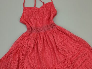 różowa sukienki midi: Sukienka, S, New Look, stan - Dobry