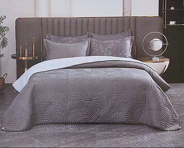 Ćebad i pokrivači: Prekrivač za krevet – luksuzni prošiveni set sa jastučnicama - — 4