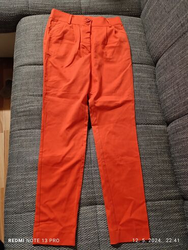 zenske pantalone sa elastinom: L (EU 40), Visok struk, Čino