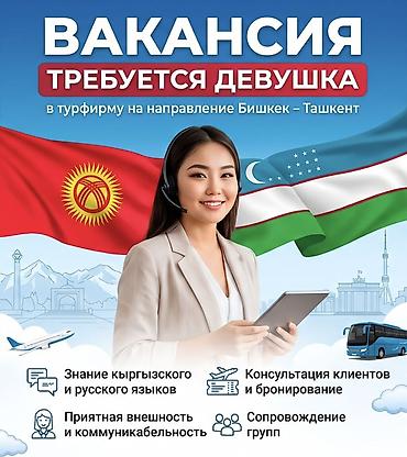 В туристическую компанию требуется девушка приятной внешности со