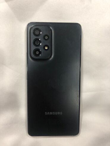 Samsung: Samsung Galaxy A53 5G, 256 GB, rəng - Qara, Barmaq izi, İki sim kartlı, Face ID