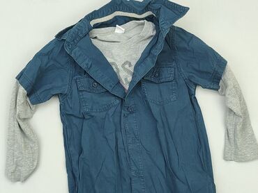 kamizelka mohito długa: Shirt 5-6 years, condition - Good, pattern - Monochromatic, color - Blue