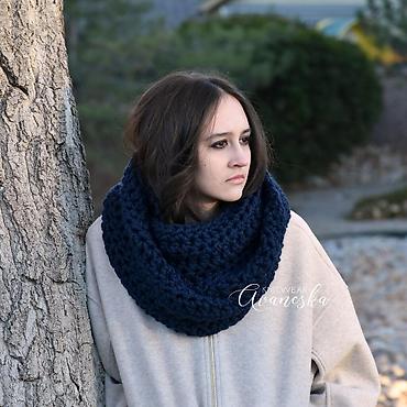 Kişi geyimləri: Məhsul: Trikotaj boyunluq (snood) Rəng: Parlaq kobalt-mavi Material — 2