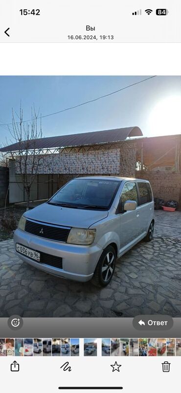 mazda familia s wagon: Mitsubishi EK Wagon: 2002 г., 0.8 л, Автомат, Бензин, Универсал