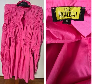 Haljine: S (EU 36), bоја - Roze, Oversize, Dugih rukava — 2
