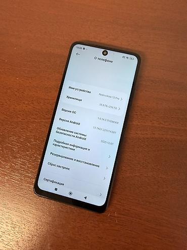 android auto: Redmi, Redmi Note 12 Pro 5G, Б/у, 256 ГБ, цвет - Серый, 2 SIM — 3