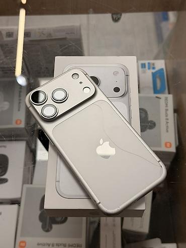 IPhone 17 Pro, Б/у, 256 ГБ, Серебристый, Защитное стекло, Чехол, 92 %