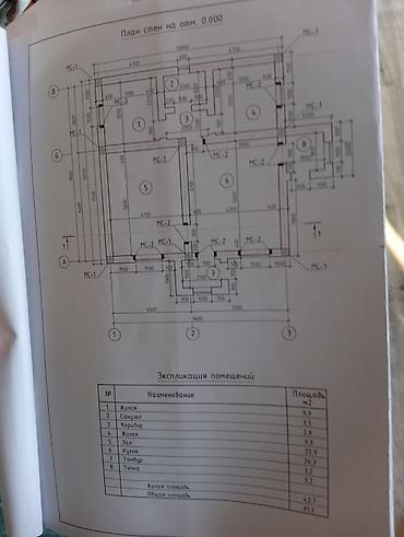 2 6: 4 комнаты, 100 м², 6 соток, Кара-Балта, Собственник — 2