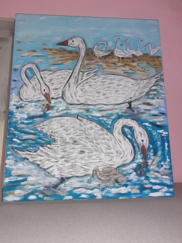 Şəkillər, tablolar: Yağlı boya ilə əl işləri və ağacdan olan əl işləri — 3