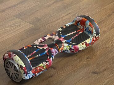 детские двухколесные самокаты: Özünütarazlayan elektrikli skuter (hoverboard) - Ölçü: 6.5" təkərlər