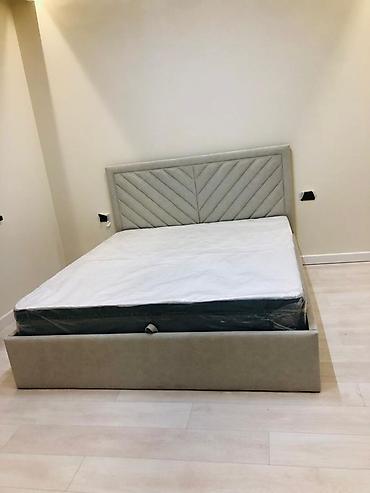 bed: Двуспальная кровать, Новый, С мягким изголовьем, длина - 2 см — 8