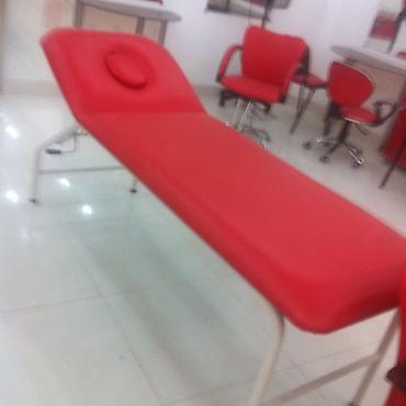 Salon, tibbi mebel: Gözəllik salonu üçün mebel dəsti - Rəng: qırmızı (xrom detallar və — 10