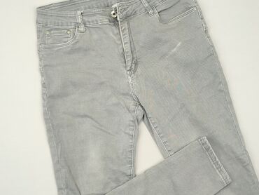 spódniczka jeansowe z guzikami: Jeansy, XL, stan - Dobry