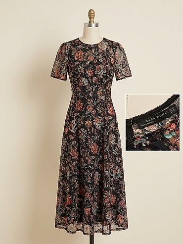 qis kurtkalari: Kokteyl donu, Midi, Zara, XS — 1