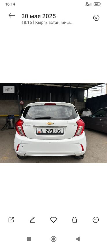 Chevrolet: Chevrolet Spark: 2018 г., 1 л, Автомат, Бензин