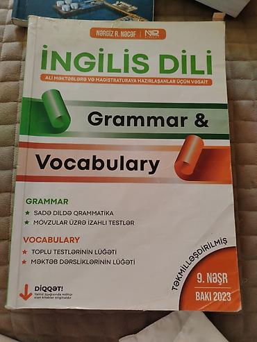 Спорт и хобби: Öz qiyməti 13 azn işlənib deyə 9 azn Məhsul: İngilis Dili – Grammar — 1