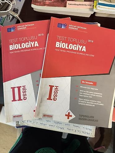 Kitablar və jurnallar: 🧬 DİM – Biologiya Test Toplusu | I və II hissəə Biologiyadan qəbul — 1