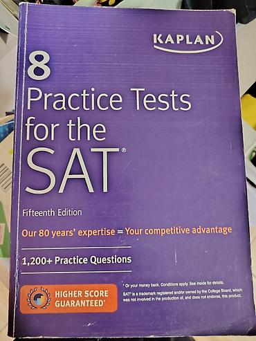 sat bilet: Məhsul: Hazırlıq və test kitabları dəsti 1) Kaplan – 8 Practice Tests — 1