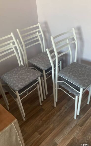 Стулья для кафе, ресторанов: Стул для кафе, ресторанов, Новый, Железо, цвет - Серый — 10