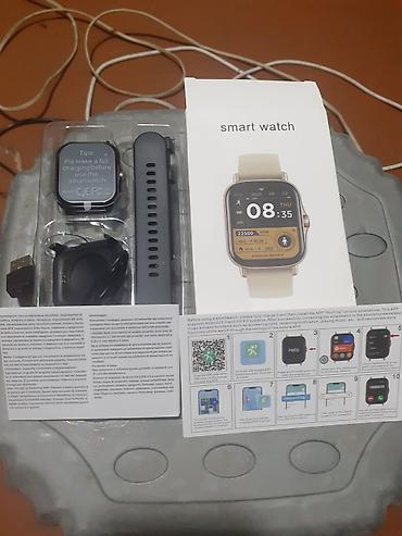 Smart Watch – kvadrat ekranlı ağıllı saat Xüsusiyyətlər: - Toxunmaya