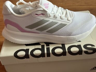 бюстгальтер для кормления: Кроссовки adidas для бега/фитнеса - Цвет: белый с светло‑серой