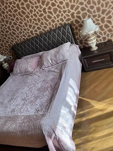 tum: Yataq otağı üçün dəst - İki nəfərlik yataq çərçivəsi: yumşaq, romb — 1
