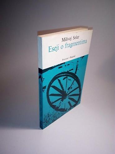 madame coco sid: Eseji o fragmentimaIzdavač: Prosveta, Beograd, 1985. Mek povez, 21 cm — 2