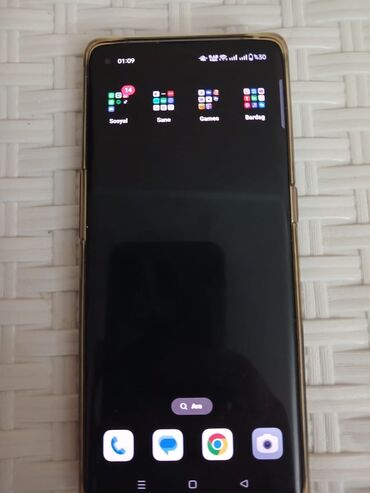 13 pro ikinci el: Oppo Reno6 Pro, 256 GB, rəng - Göy, Barmaq izi, İki sim kartlı, Face ID