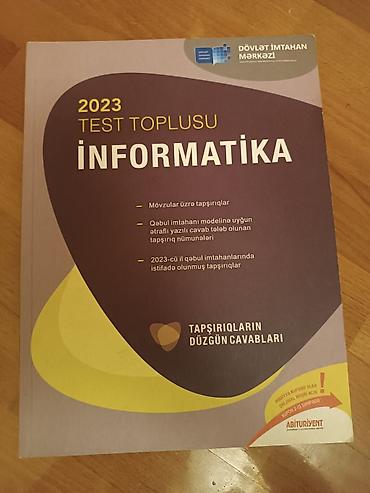 Testlər: Məhsul: Fizika, ingilis dili, informatika test topluları dəsti - — 9