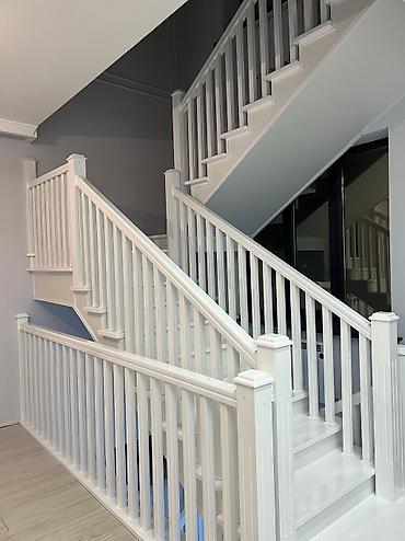 Обшивка лестниц: Сапатуу тепкичтерди жасайбыз шпондолгон фанер менен байланышыныздар! — 18