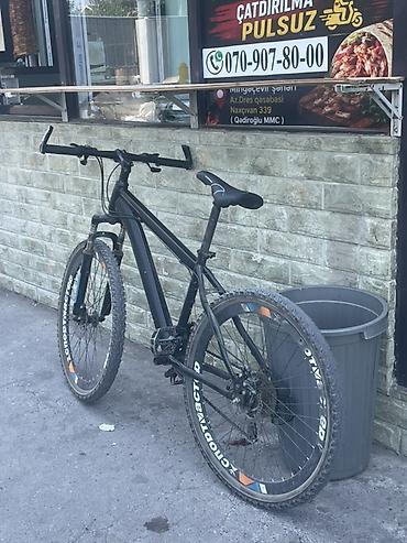 isma velosipedleri: Dağ velosipedi – 27.5” təkərlər, disk əyləclər, ön amortizatorlu — 1
